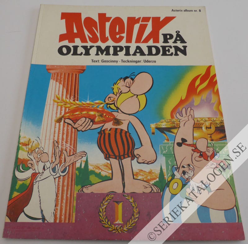 Framsida på Asterix Asterix på olympiaden (1972)