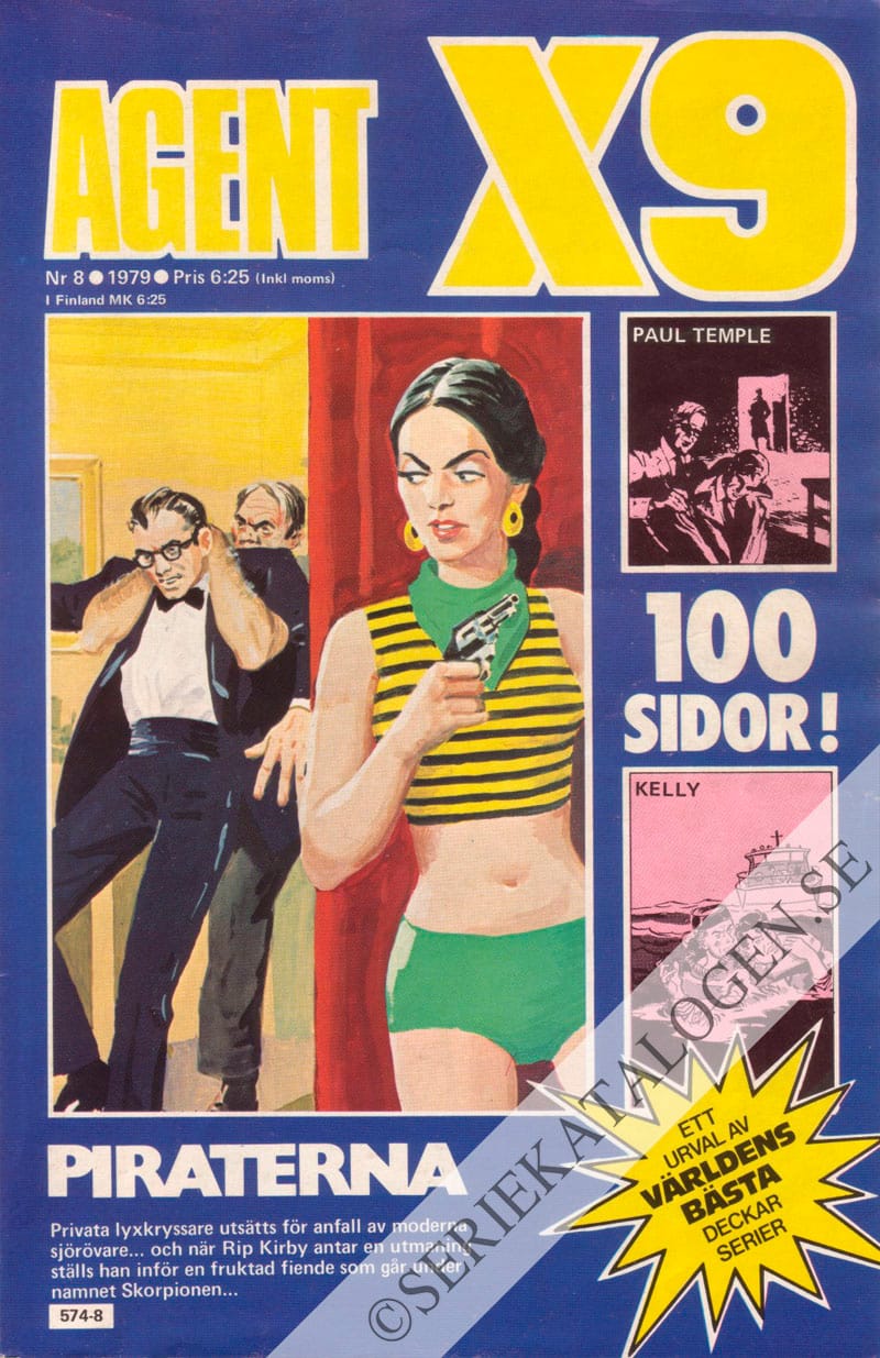 Framsida på Agent X9 #8 (1979)