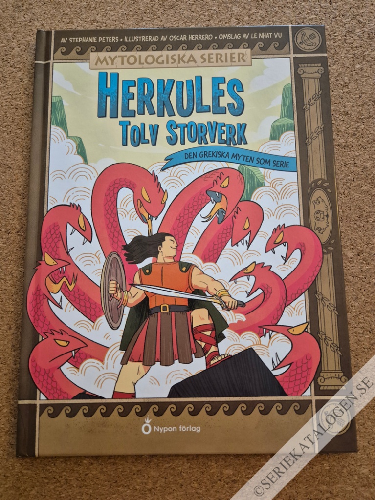 Framsida på Mytologiska serier Herkules tolv storverk (2025)
