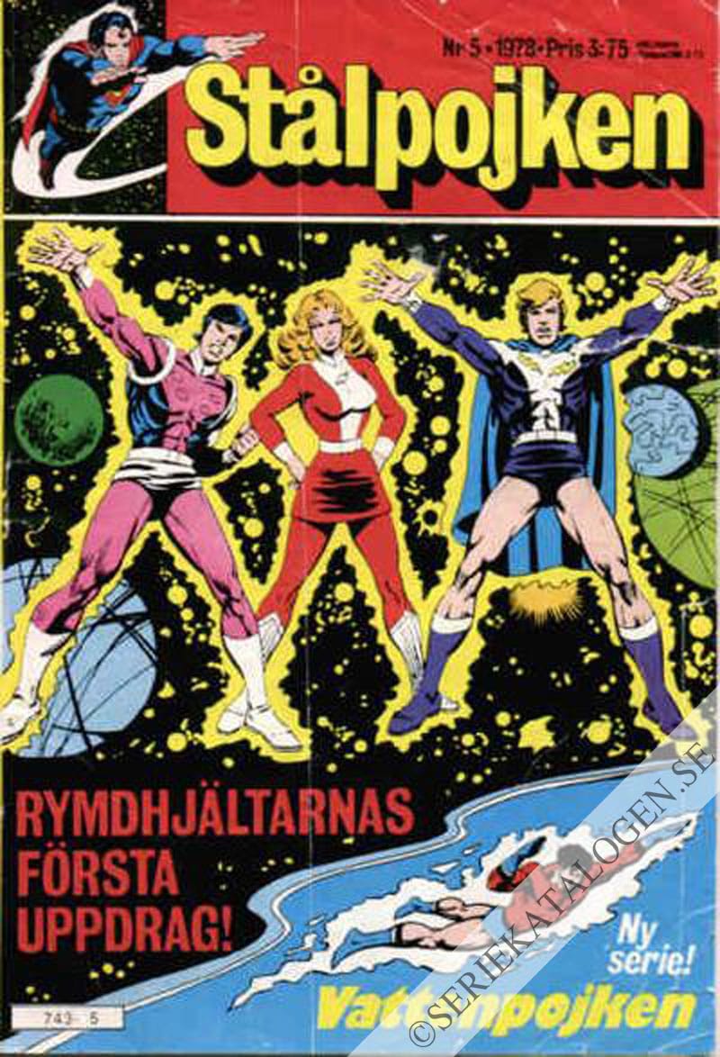 Framsida på Stålpojken #5 (1978)