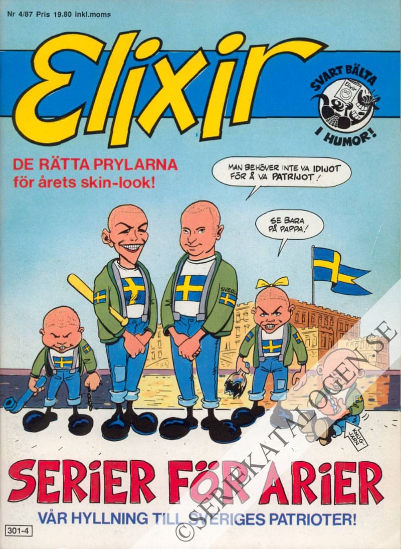 Framsida på Elixir #4 (1987)