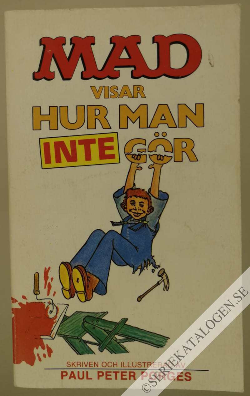 Framsida på MAD-pocket MAD visar hur man inte gör (1982)