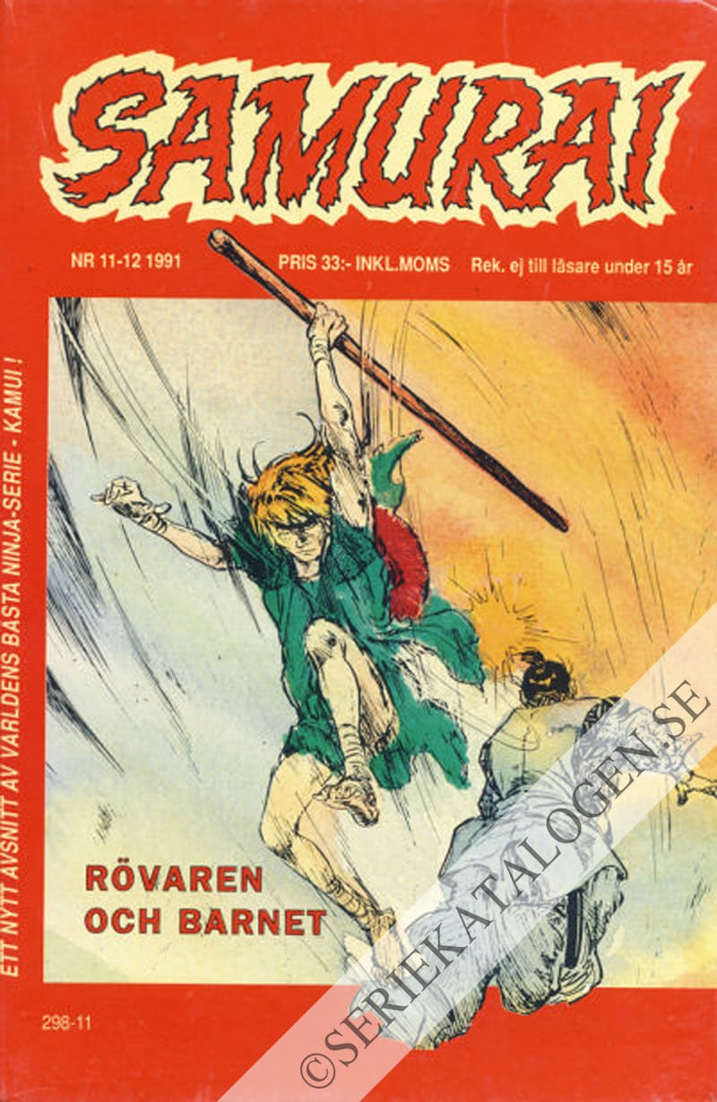 Framsida på Samurai #11-12 (1991)