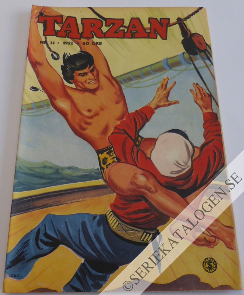 Framsida på Tarzan #21 (1952)