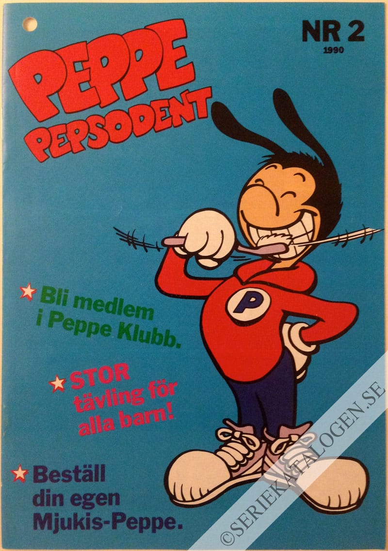 Framsida på Peppe Pepsodent #2 (1990)