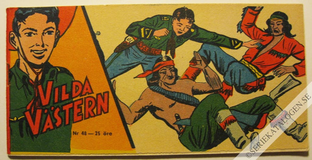 Framsida på Vilda Västern #48 (1955)