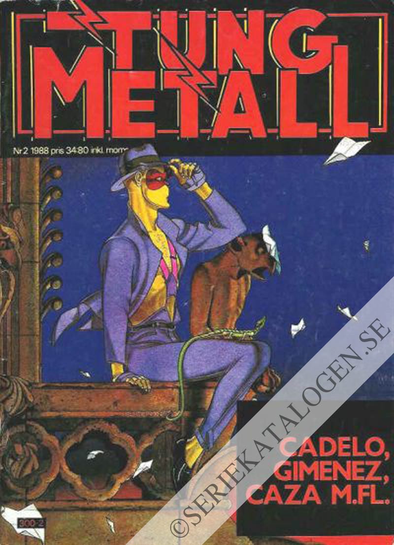 Framsida på Tung metall #2 (1988)