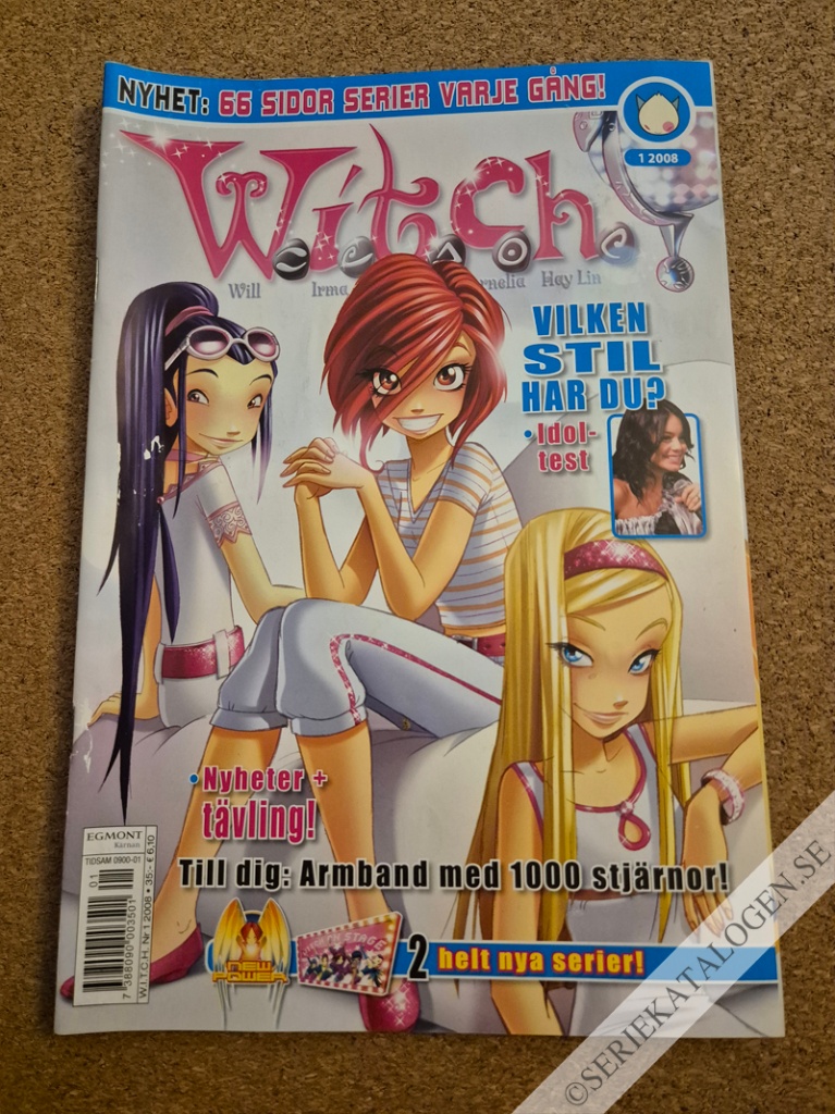 Framsida på W.i.t.c.h. #1 (2008)