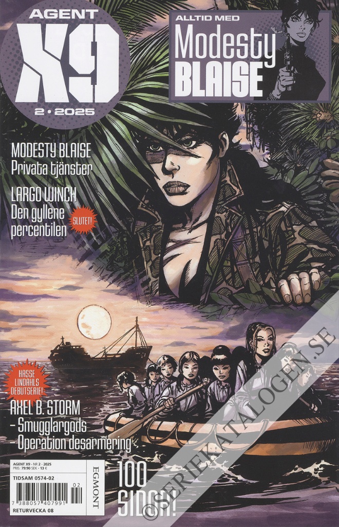 Framsida på Agent X9 #2 (2025)