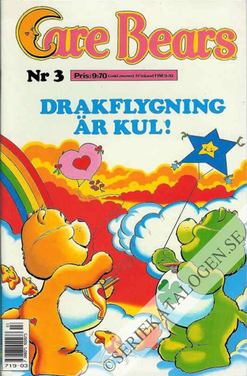 Framsida på Care Bears Drakflygning är kul! (1988)