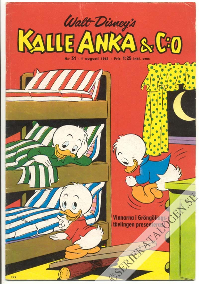 Framsida på Kalle Anka & C:o #31 (1968)