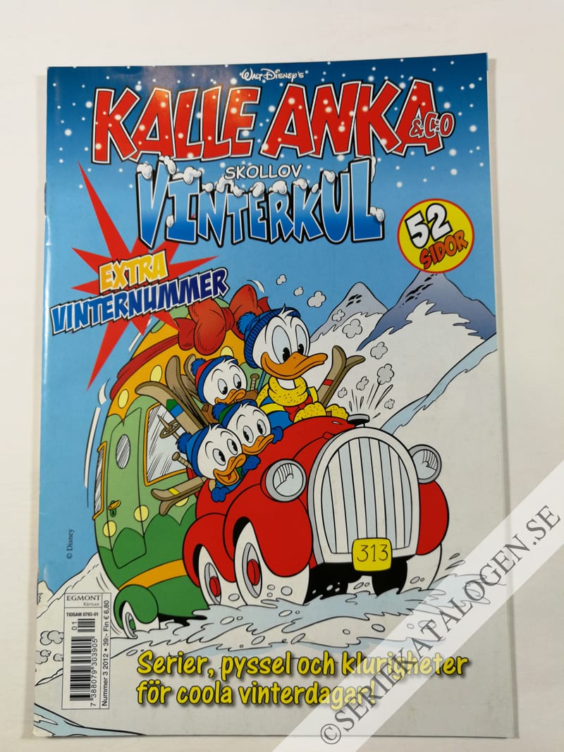 Framsida på Kalle Anka & C:o - Skollov Vinterkul (2012)