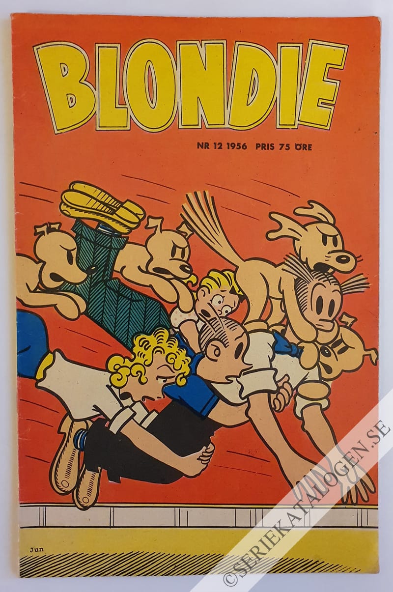 Framsida på Blondie #12 (1956)