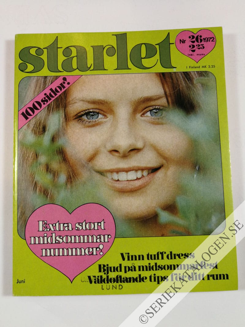 Framsida på Starlet #26 (1972)