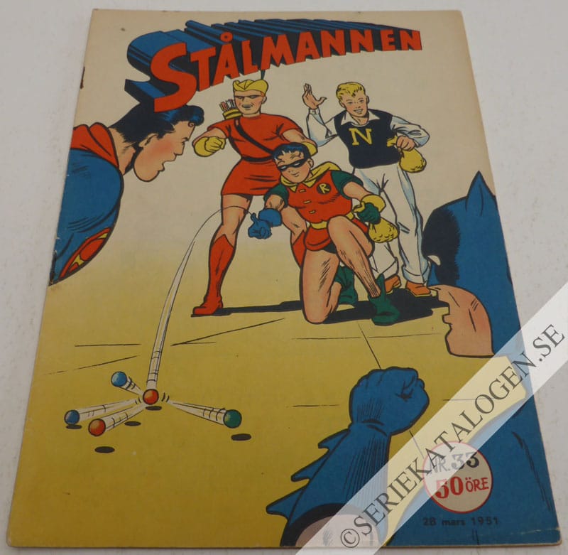 Framsida på Stålmannen #33 (1951)