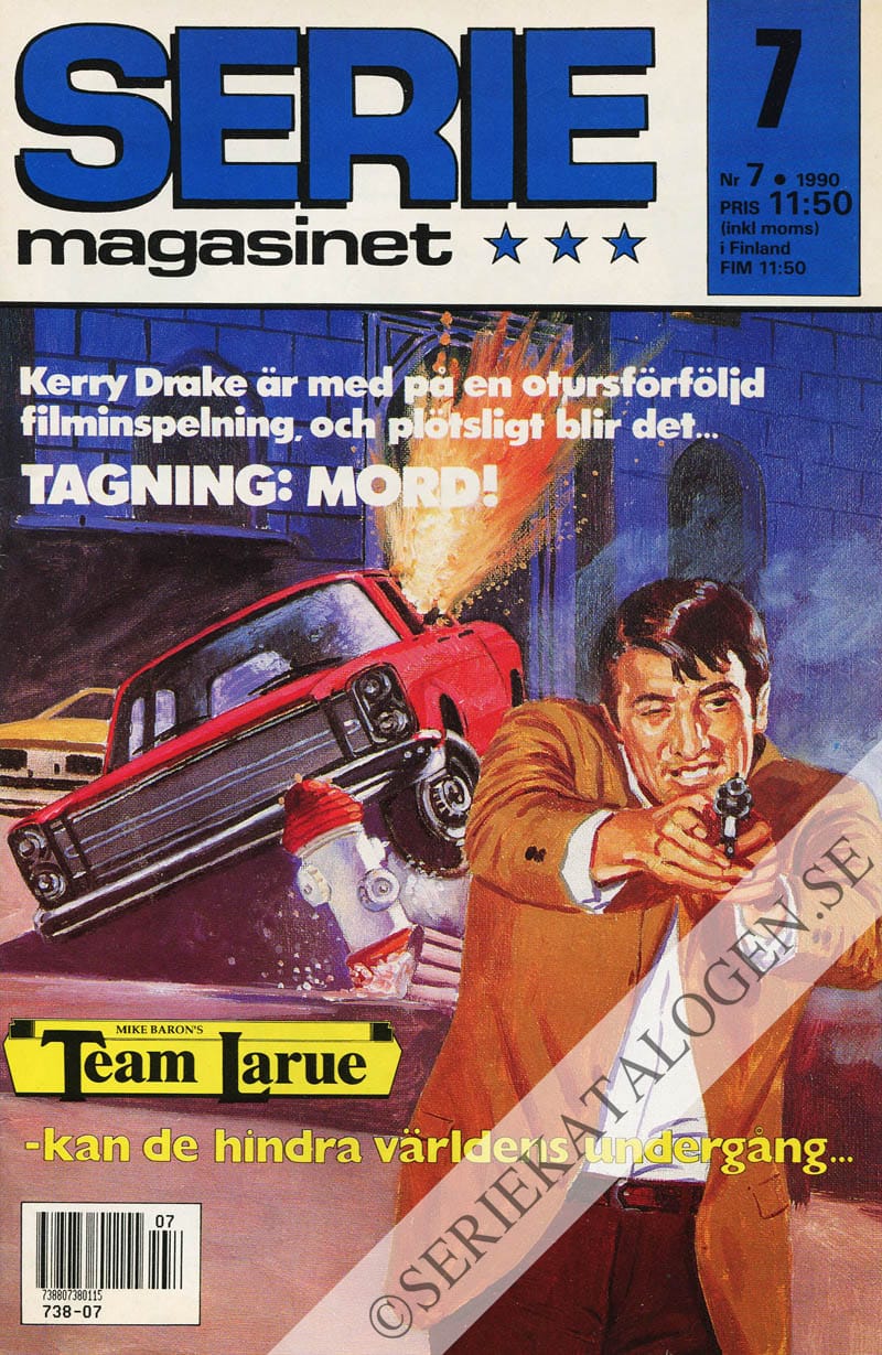 Framsida på Seriemagasinet #7 (1990)