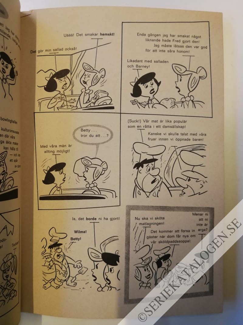 Exempel på Stenkul med Familjen Flinta (1962)