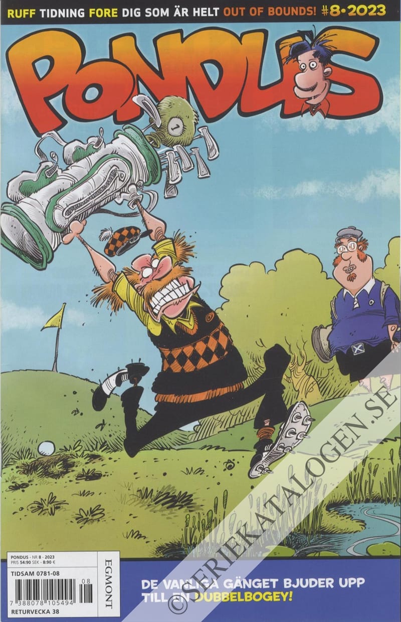 Framsida på Pondus #8 (2023)