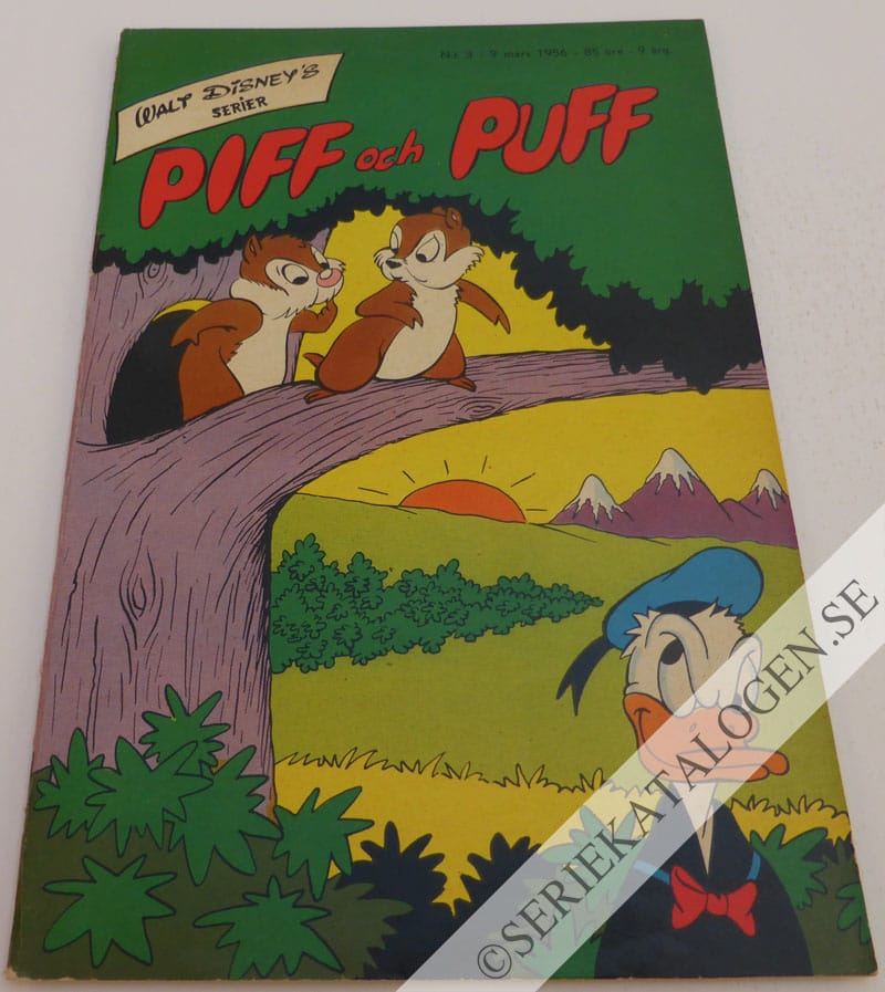 Framsida på Walt Disney's serier Piff och Puff (1956)