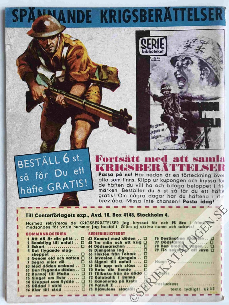 Baksida på Det grymma slutet (1964)