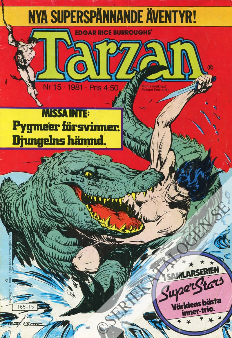 Framsida på Tarzan #15 (1981)