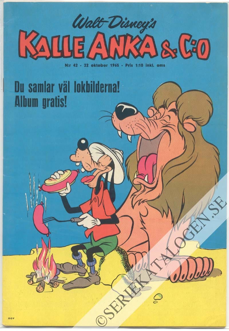 Framsida på Kalle Anka & C:o #42 (1965)