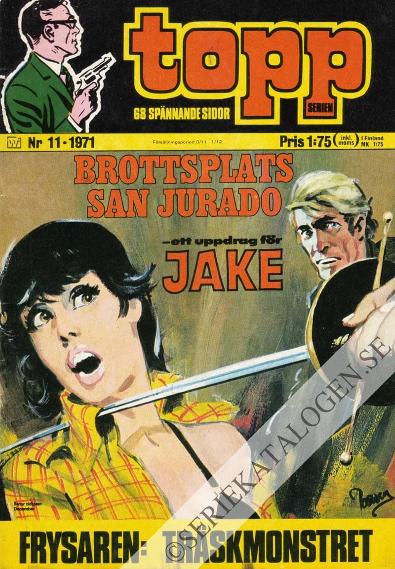 Framsida på Toppserien #11 (1971)