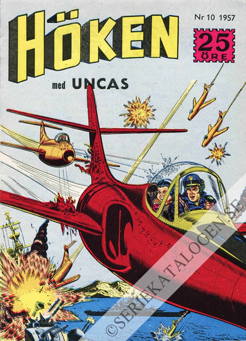 Framsida på Höken #10 (1957)