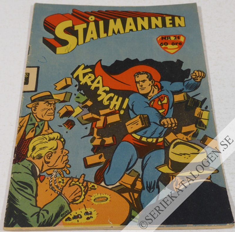 Framsida på Stålmannen #21 (1958)