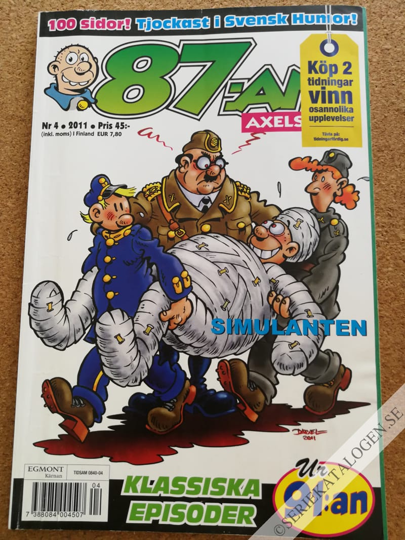 Framsida på 87:an Axelsson #4 (2011)