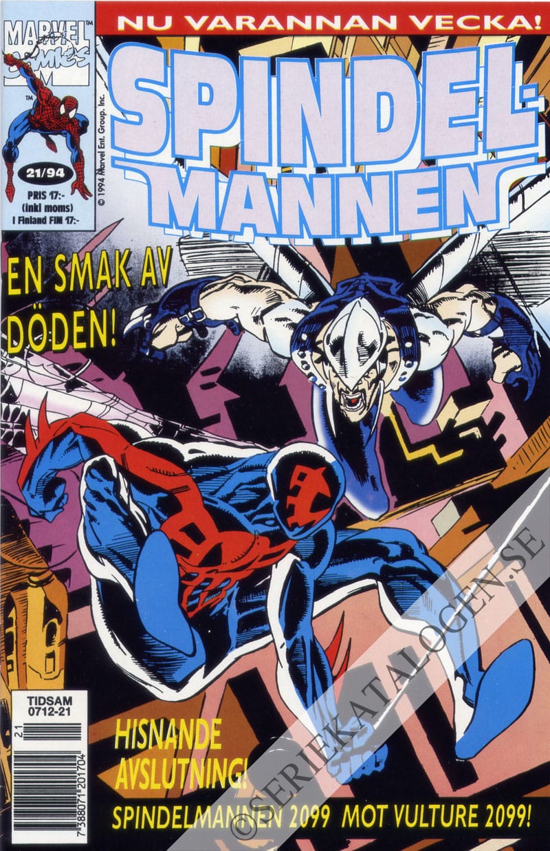 Framsida på Spindelmannen #21 (1994)