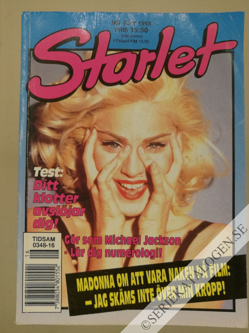 Framsida på Starlet #16 (1993)