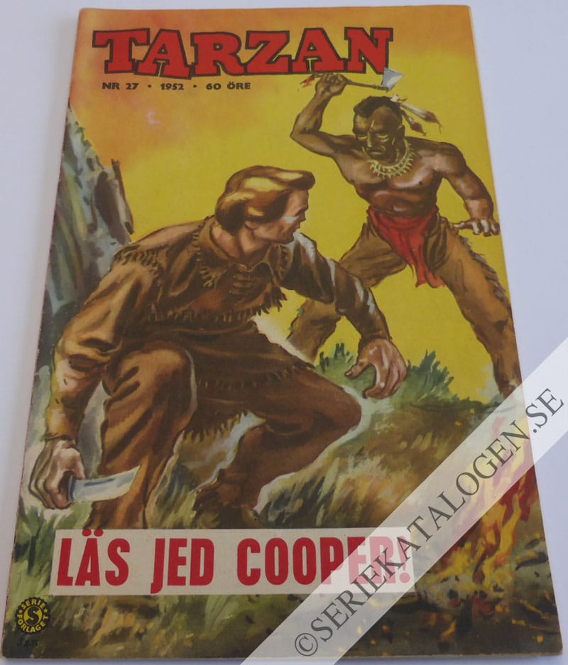 Framsida på Tarzan #27 (1952)