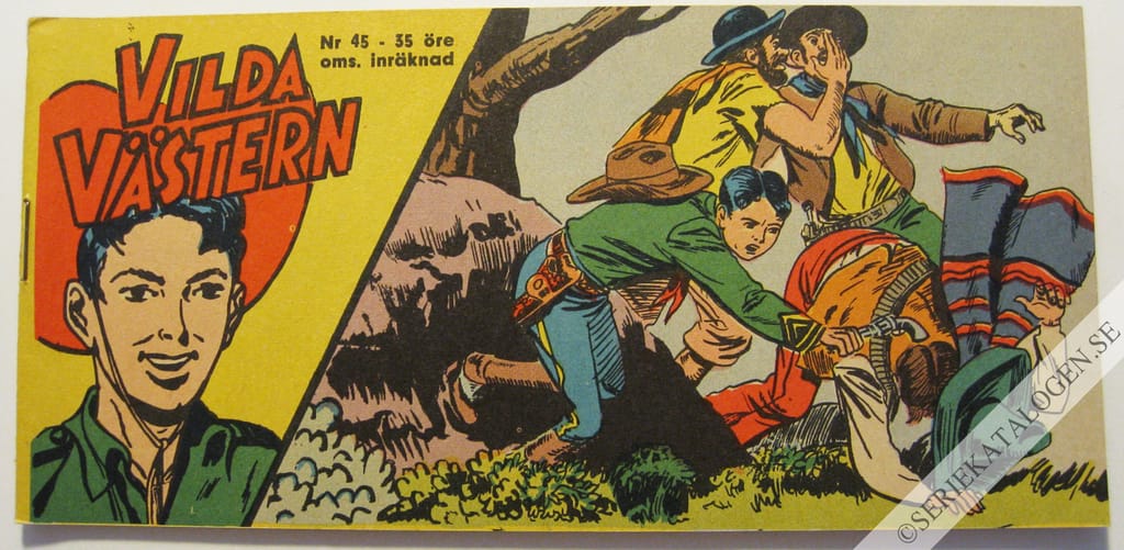 Framsida på Vilda Västern #45 (1962)