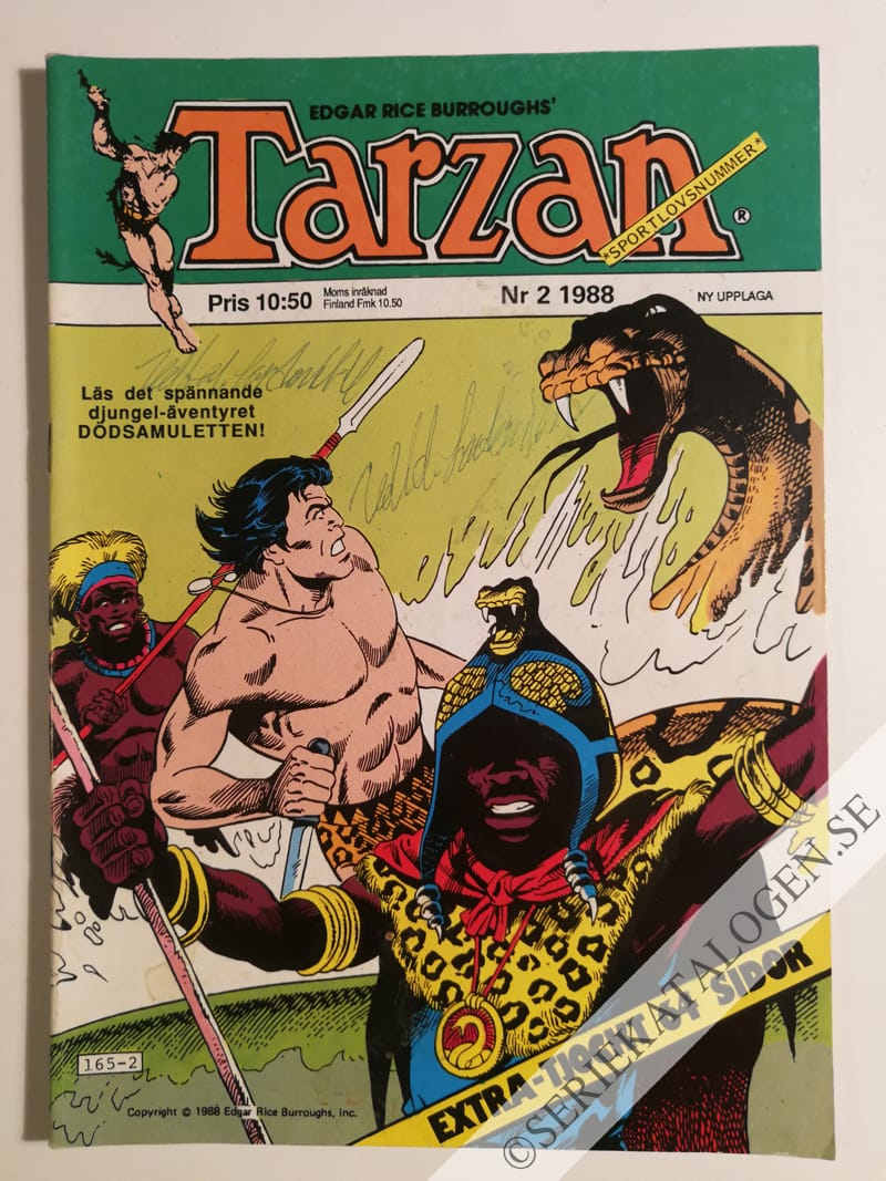 Framsida på Tarzan #2 (1988)