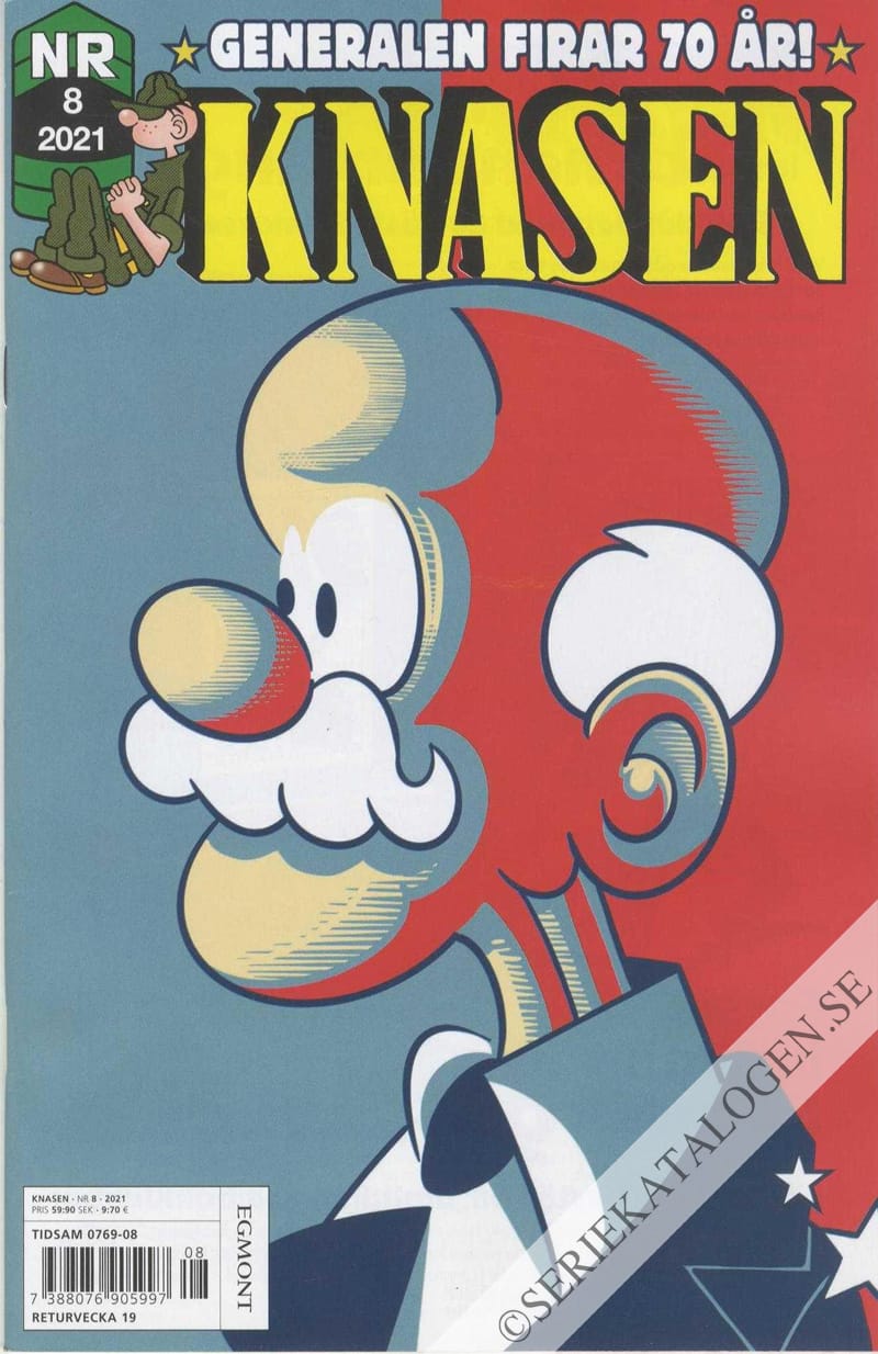 Framsida på Knasen #8 (2021)