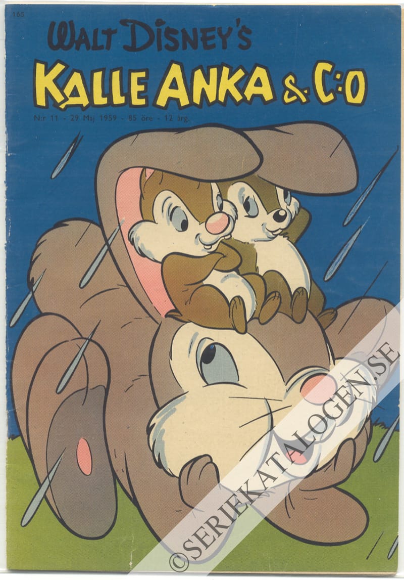 Framsida på Kalle Anka & C:o #11 (1959)
