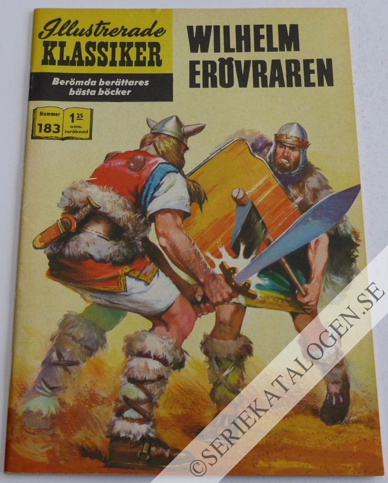 Framsida på Illustrerade Klassiker #183 - Wilhelm erövraren (1965)