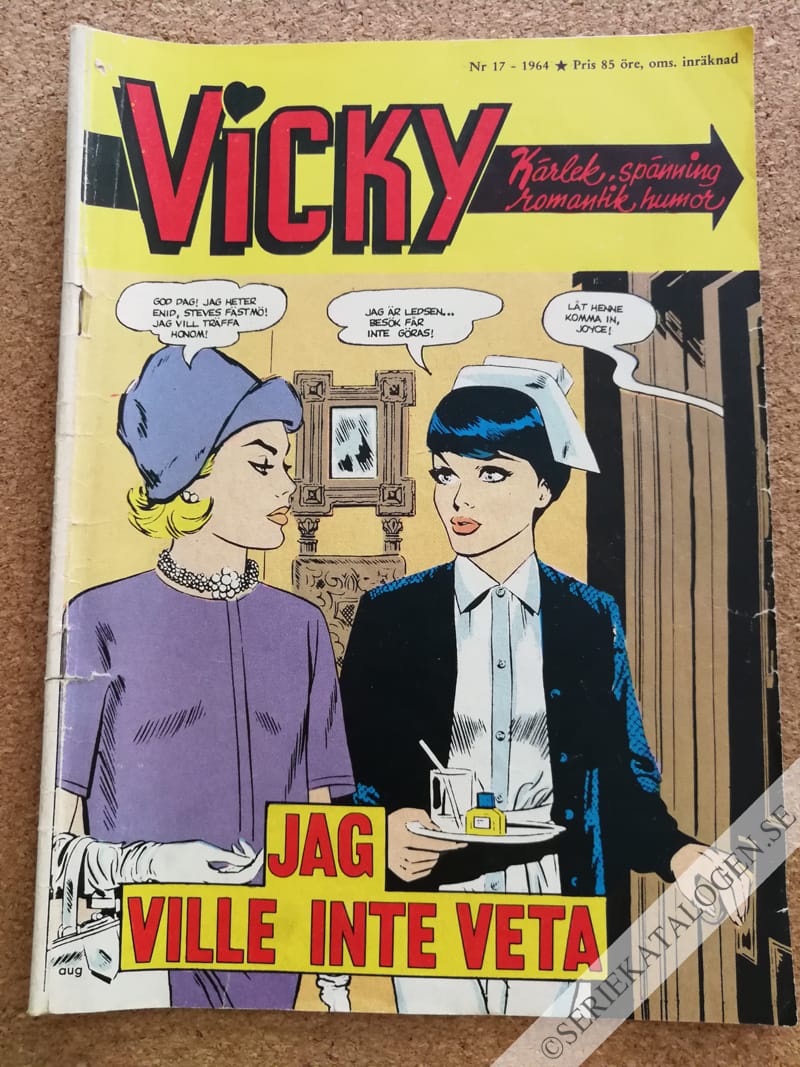 Framsida på Vicky #17 (1964)