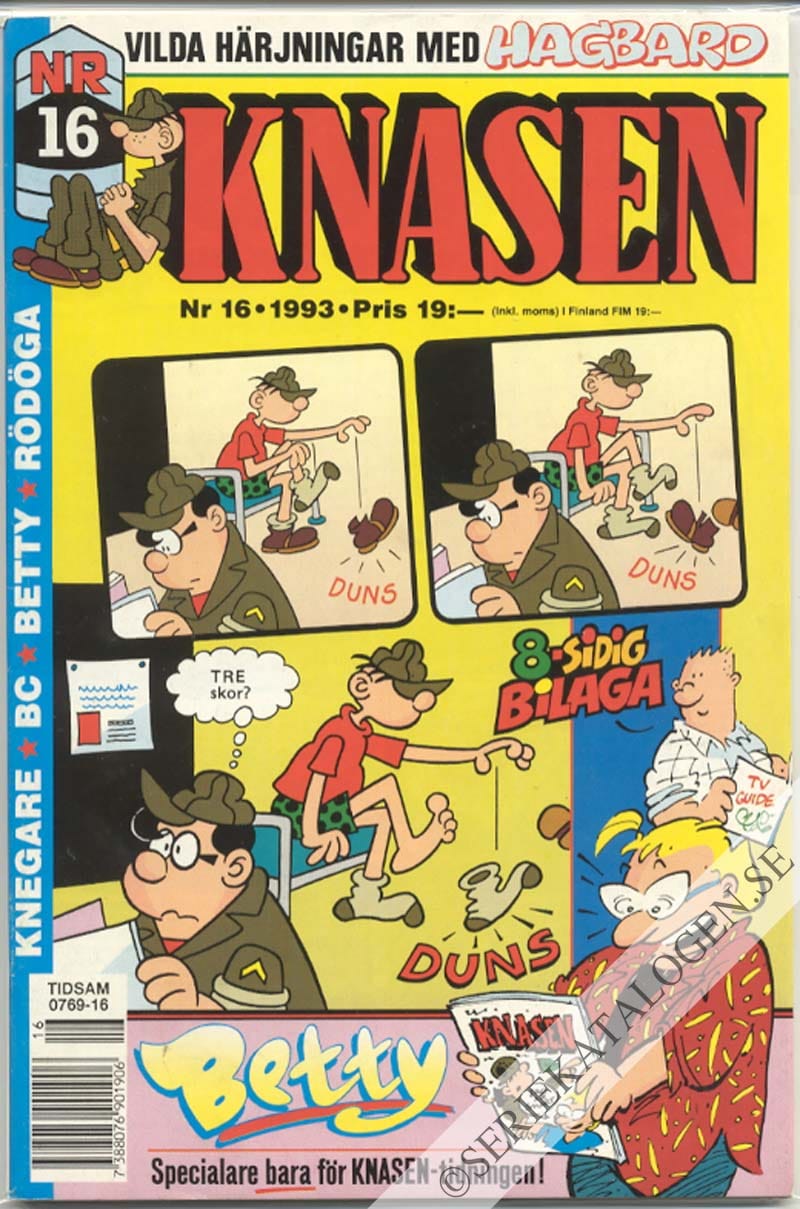 Framsida på Knasen #16 (1993)