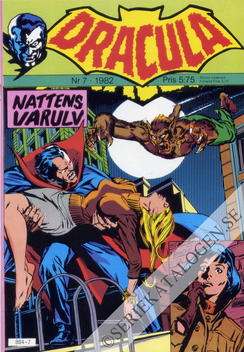 Framsida på Dracula #7 (1982)