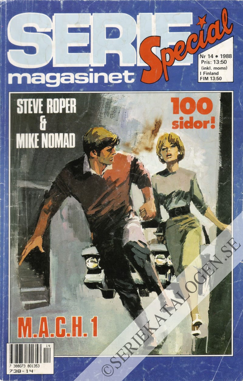 Framsida på Seriemagasinet #14 (1988)