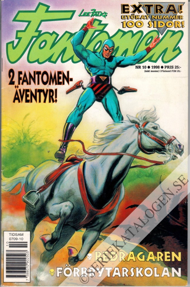 Framsida på Fantomen #10 (1998)