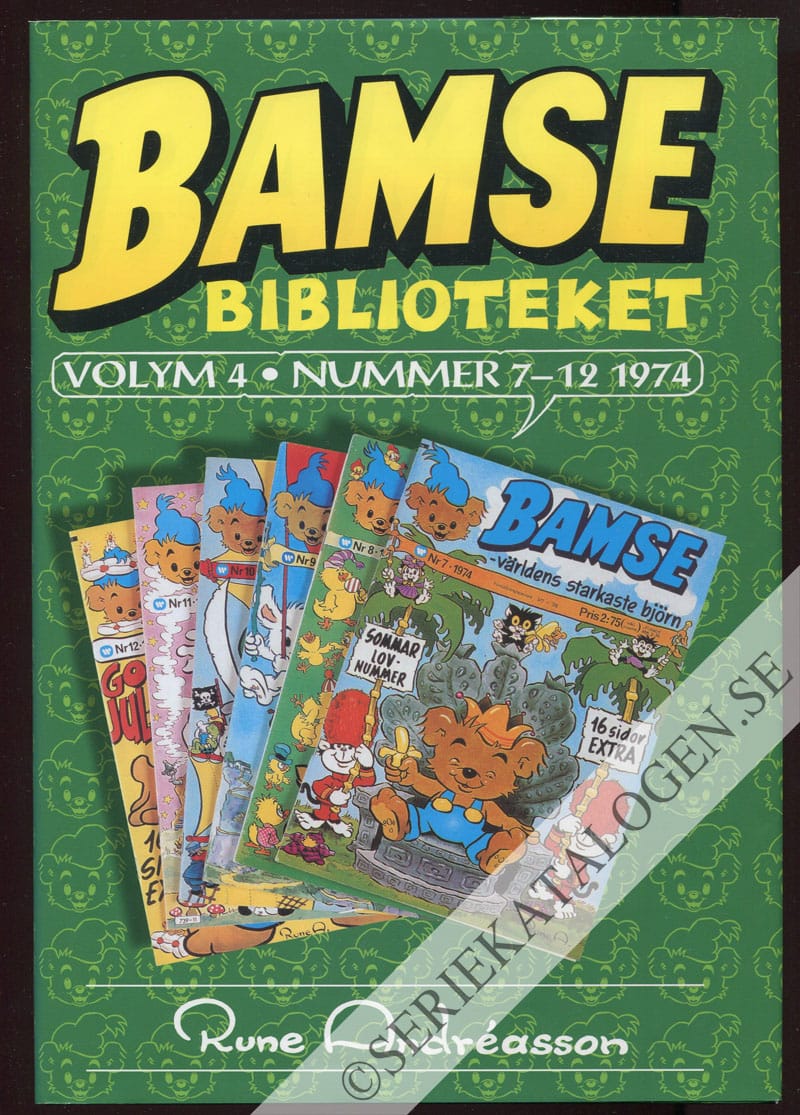 Framsida på Bamsebiblioteket #4 (2002)