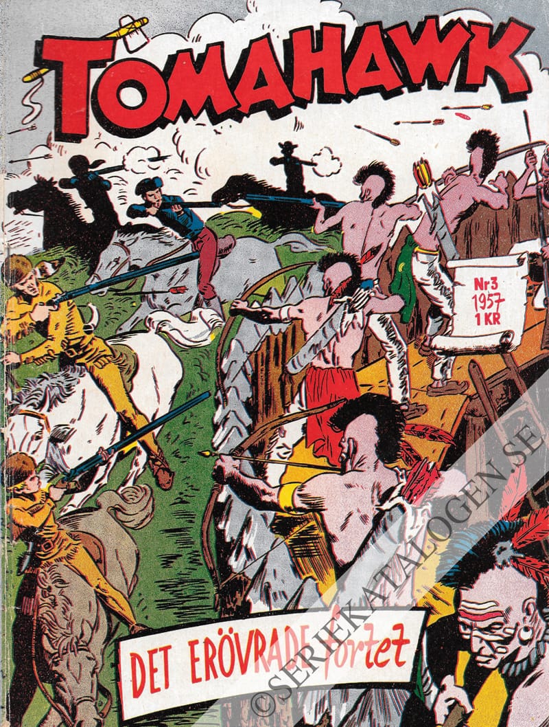 Framsida på Tomahawk #3 (1957)