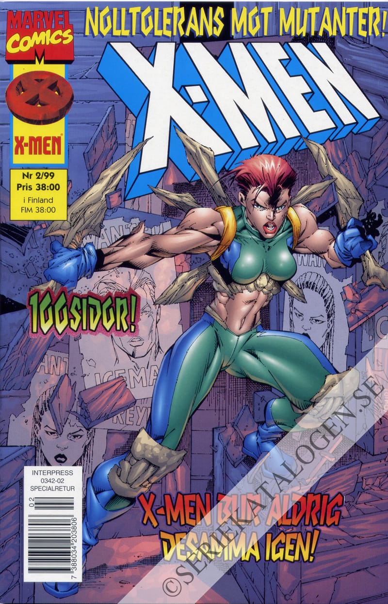 Framsida på X-Men #2 (1999)