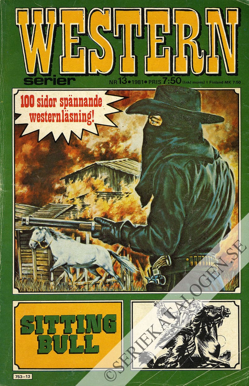 Framsida på Westernserier #13 (1981)