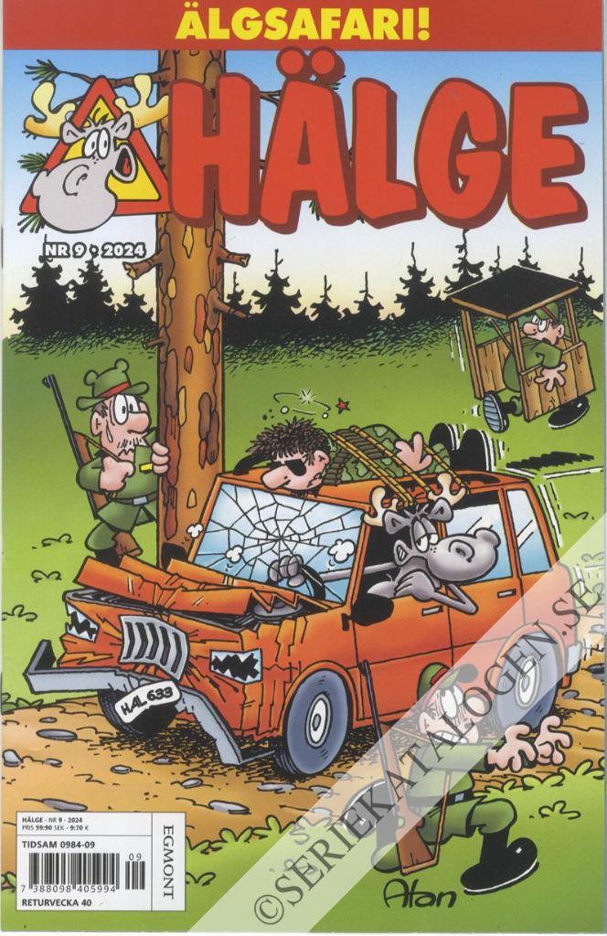 Framsida på Hälge #9 (2024)