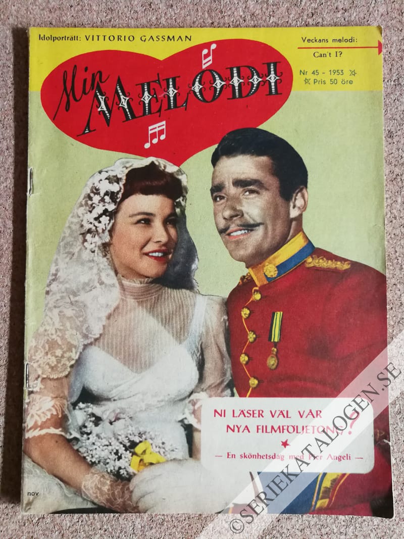Framsida på Min melodi #45 (1953)