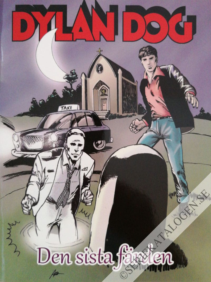 Framsida på Dylan Dog Den sista färden (2015)